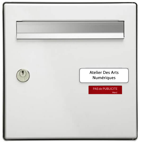 Plaquette pas de Pub Rouge – Image 3